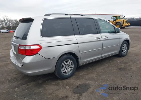 2007 Honda Odyssey Ex-L from USA, damaged, VIN 5FNRL38727B411459